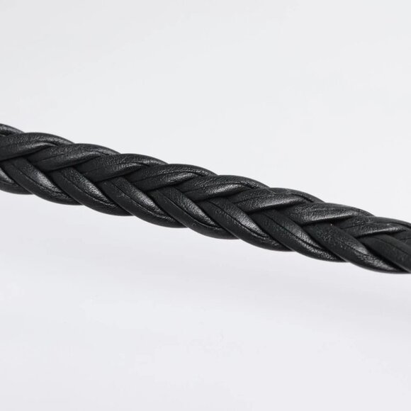 Christian Dior Trotter Canvas Shoulder Bag Silver Black Auth 92099 - Picture 9 of 14